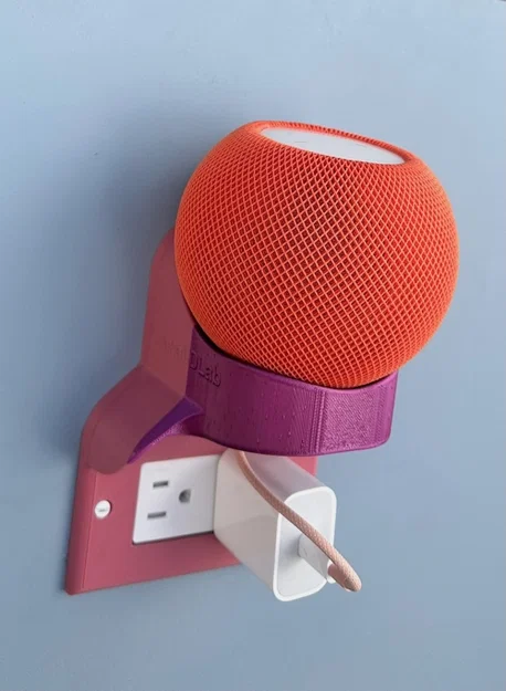 Giá treo tường cho HomePod Mini (Ổ cắm Decora ngang) - Thiết kế giấu dây gọn gàng - Image 6