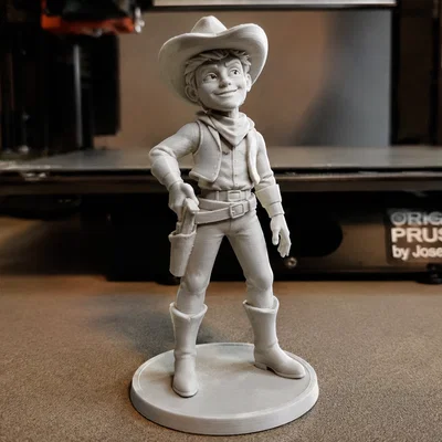 Mô hình 3D chàng cao bồi trẻ tuổi (Young Cowboy) cực chất