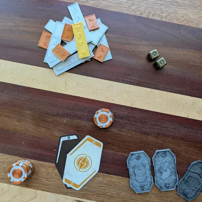 Bộ Chip Tiền Tệ Republic (Star Wars Sabacc Credit Chips)