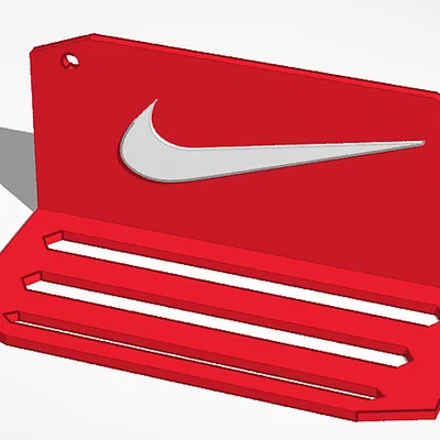 Giá treo giày sneaker Nike gắn tường độc đáo - File in 3D miễn phí
