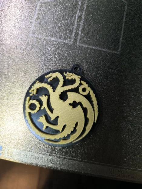 Móc khóa hình rồng Game of Thrones in 3D cực chất - Image 1