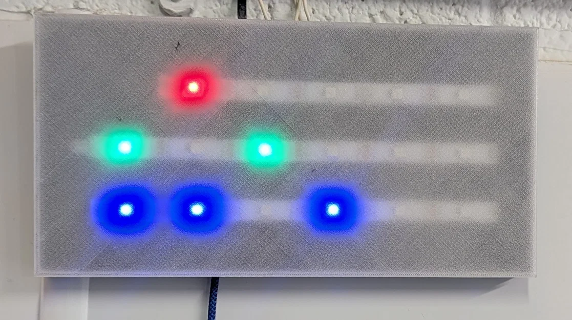 Đồng hồ nhị phân sử dụng ESP32 và đèn LED addressable - Image 1