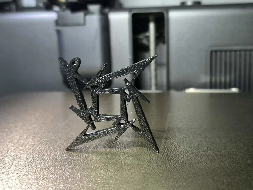 Móc khóa Metallica Ninja Star in 3D cực chất cho fan hâm mộ - Image 1