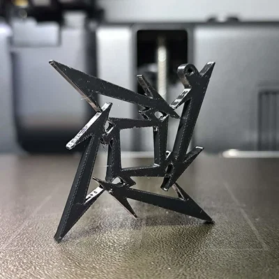 Móc khóa Metallica Ninja Star in 3D cực chất cho fan hâm mộ