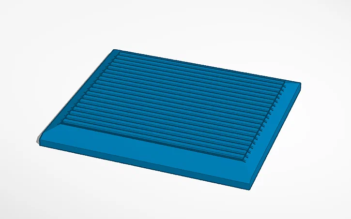 Mô hình tấm pin năng lượng mặt trời giả (fake solar panel) in 3D - Image 1