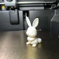 Mô hình 3D Chú thỏ con dễ thương (Cute Rabbit) - Trang trí cực xinh - Thumbnail 1