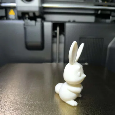 Mô hình 3D Chú thỏ con dễ thương (Cute Rabbit) - Trang trí cực xinh