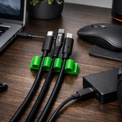 Bộ kẹp giữ 3 dây cáp (Triple Cable Organizer)