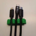 Bộ kẹp giữ 3 dây cáp (Triple Cable Organizer) - Thumbnail 9