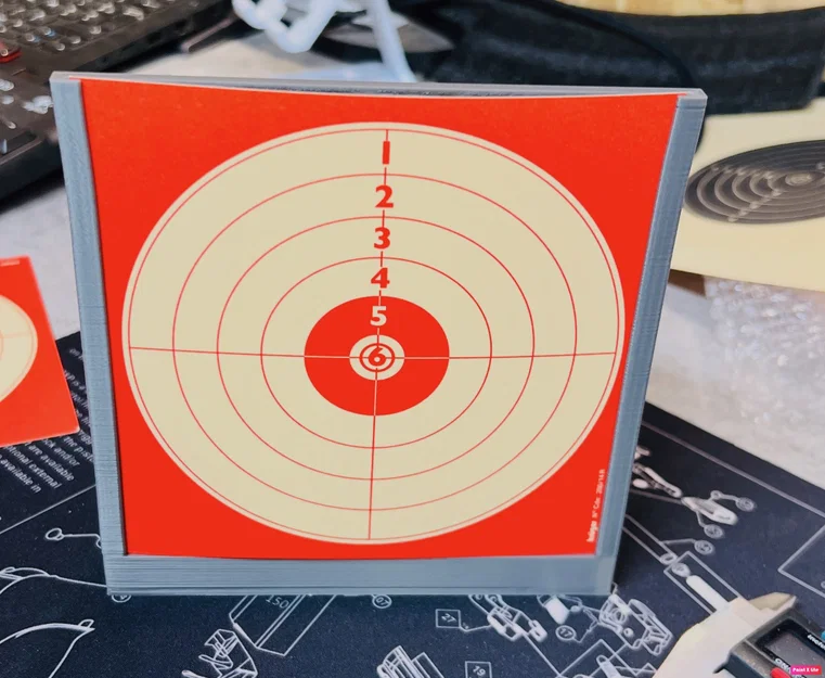 Giá đỡ bia tập bắn Airsoft 140mm in 3D tiện dụng - Image 1