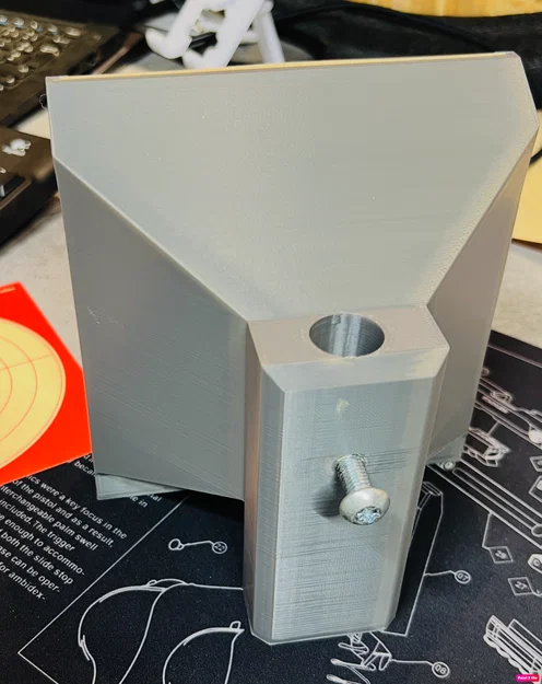 Giá đỡ bia tập bắn Airsoft 140mm in 3D tiện dụng - Image 3