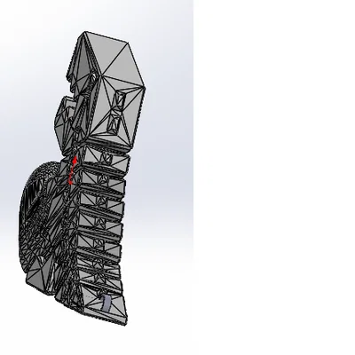 Mô hình khủng long Flexi T-Rex kèm móc khóa in 3D siêu cute