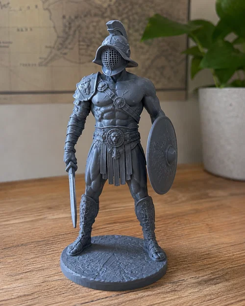 Mô hình Gladiator Rom - Tượng chiến binh La Mã in 3D sắc nét - Image 1