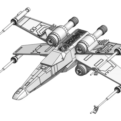 Hướng dẫn lắp ráp mô hình X-Wing