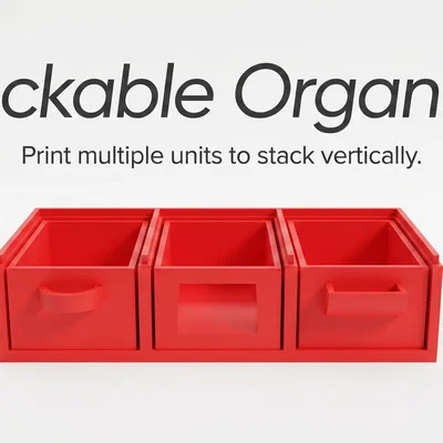 Bộ khay đựng đồ để bàn xếp chồng tiện lợi (Stackable Organizer)