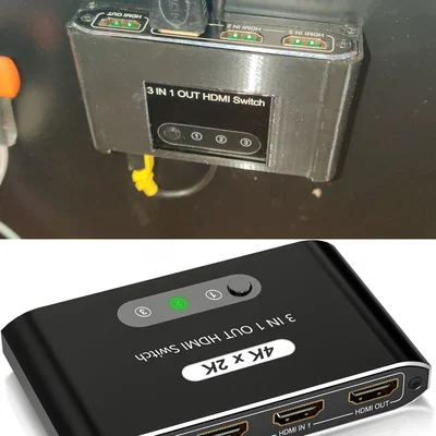 Giá treo tường cho bộ chia HDMI 3-in-1