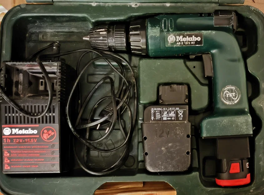 Ngàm chuyển (Adapter) pin Parkside 12V cho máy cầm tay Metabo đời cũ - Image 2