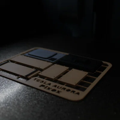 Mô hình lắp ráp 3D tivi cổ điển Tesla Aurora Kitcard siêu đẹp