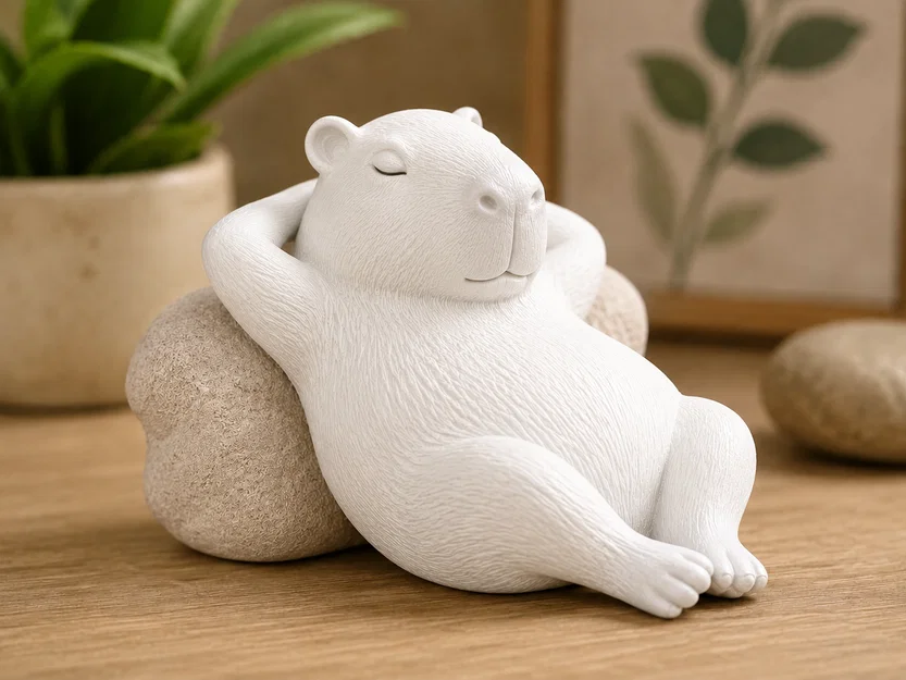 Capibara Relax - Chú Capibara Thư Thái - Image 1