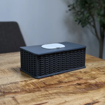 Hộp Đựng Khăn Giấy & Khăn Ướt Module - Thiết Kế Rattan
