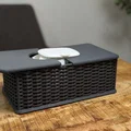 Hộp Đựng Khăn Giấy & Khăn Ướt Module - Thiết Kế Rattan - Thumbnail 3