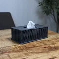 Hộp Đựng Khăn Giấy & Khăn Ướt Module - Thiết Kế Rattan - Thumbnail 4