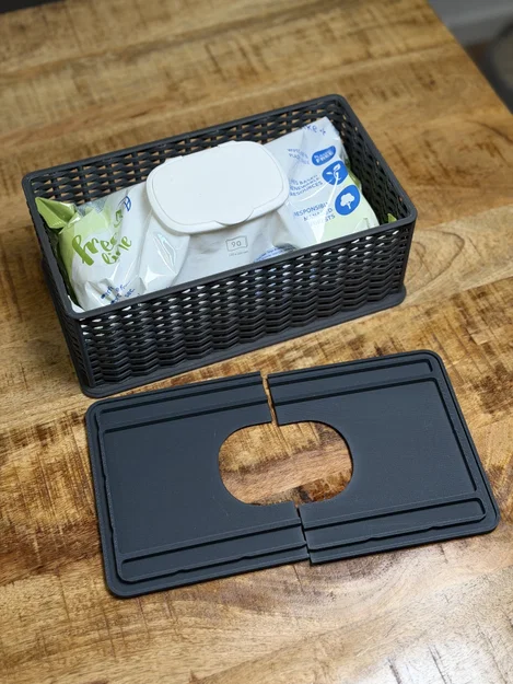 Hộp Đựng Khăn Giấy & Khăn Ướt Module - Thiết Kế Rattan - Image 6