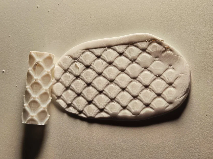 Con lăn tạo họa tiết 3D cho đất sét Polymer Clay DIY - Image 1