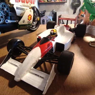 Mô hình tay đua Ayrton Senna (Senna driver) cho xe đua F1 in 3D
