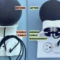 Giá treo tường HomePod Mini cho ổ cắm Duplex ngang – Thiết kế giấu dây gọn gàng - Thumbnail 2
