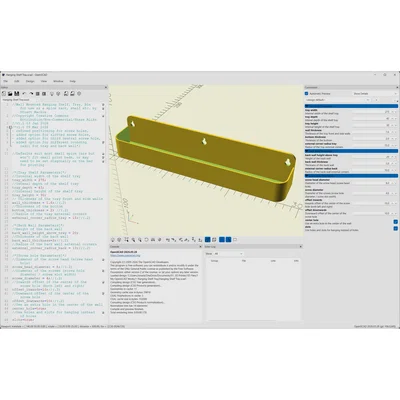 Khay/Kệ gắn vít tùy chỉnh cho lọ gia vị và vật dụng nhỏ - Thiết kế parametric