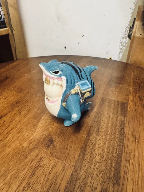 Mô hình cá mập 9-Ball (Pool Shark) in 3D độc đáo - Image 1