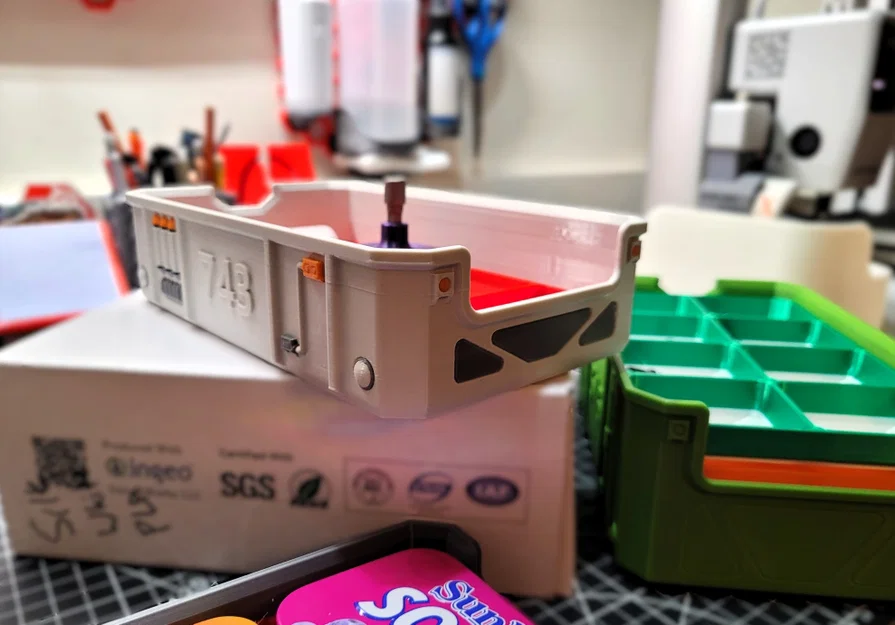 Sci-Fi Stackable Storage Trays - Bản remix 2026 - Image 1