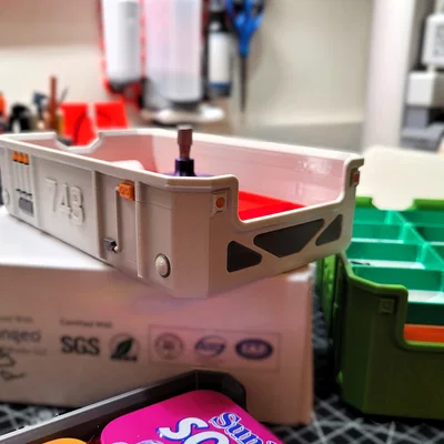 Sci-Fi Stackable Storage Trays - Bản remix 2026