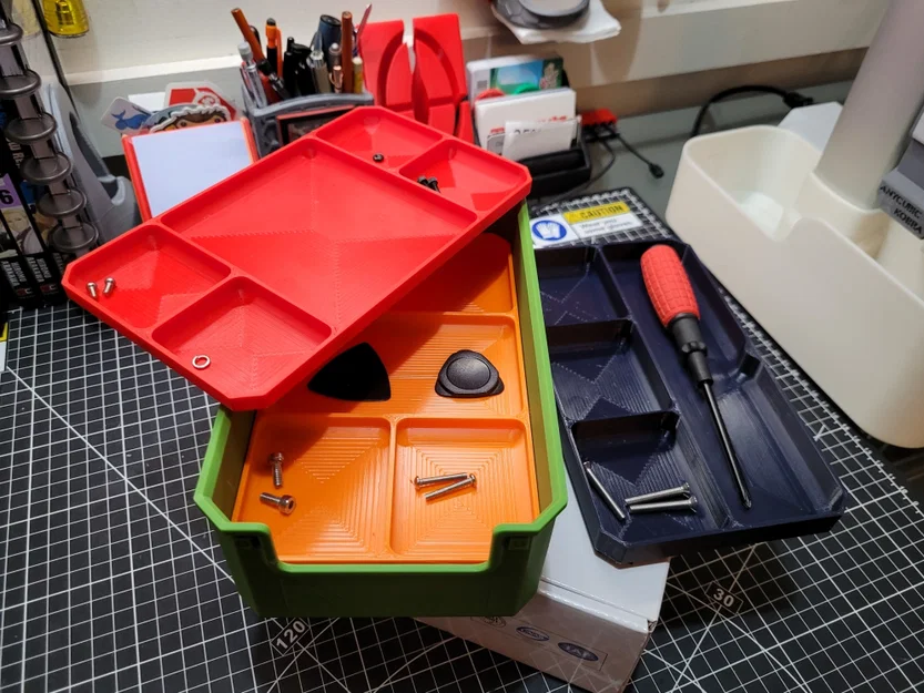 Sci-Fi Stackable Storage Trays - Bản remix 2026 - Image 3