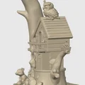 Mô hình 3D Owl Tree House (Ngôi nhà cây cho cú) cực kỳ chi tiết - Thumbnail 2