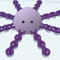 Mô hình 3D Octo the Spiderpus bạch tuộc lai nhện đáng yêu - Thumbnail 1