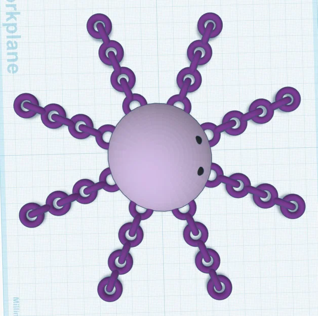 Mô hình 3D Octo the Spiderpus bạch tuộc lai nhện đáng yêu - Image 2