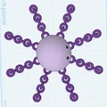 Mô hình 3D Octo the Spiderpus bạch tuộc lai nhện đáng yêu - Thumbnail 3