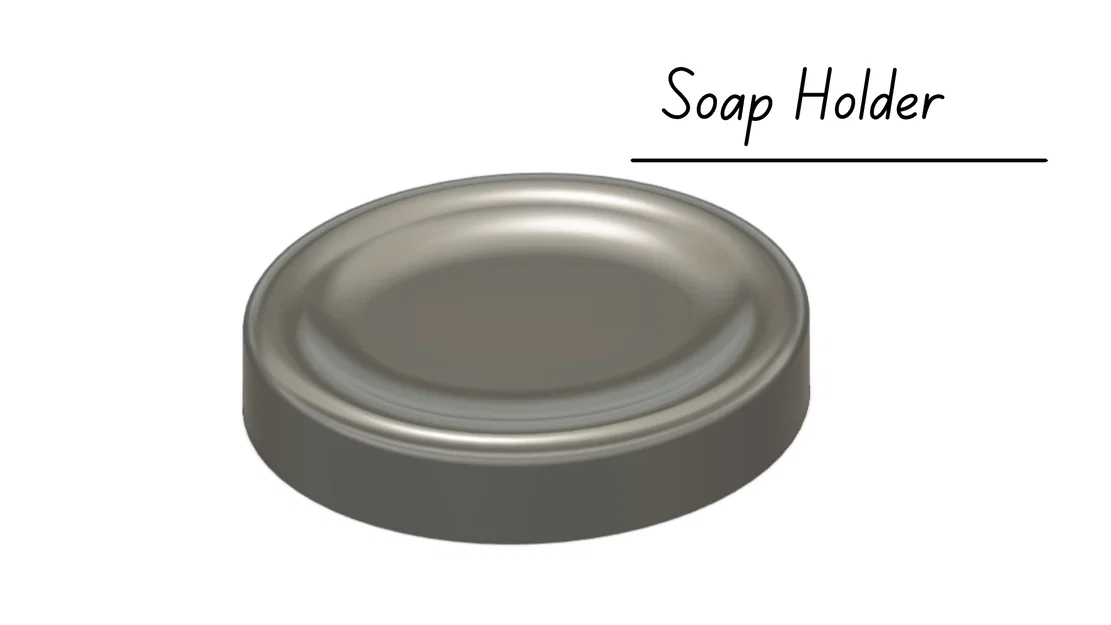 Khay đựng xà phòng (Basic Soap Holder) thiết kế tối giản - Image 1