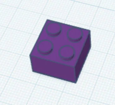 Mô hình gạch lắp ráp 2x2 (tương thích Lego) in 3D - Image 2