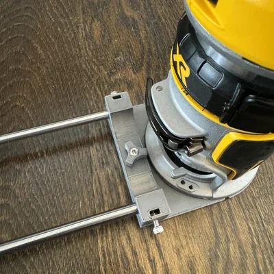 Dụng cụ jig cắt đường tròn tháo rời cho máy phay DeWalt