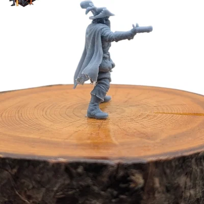 Bandit Captain - Mô hình thu nhỏ sẵn sàng in cho D&D và TTRPG