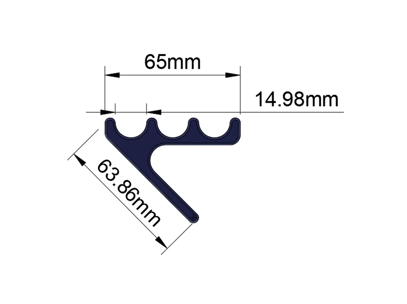 Ống cắm bút WAVE ba ngăn - Đựng được 3 cây bút và nhiều hơn thế nữa - Image 2