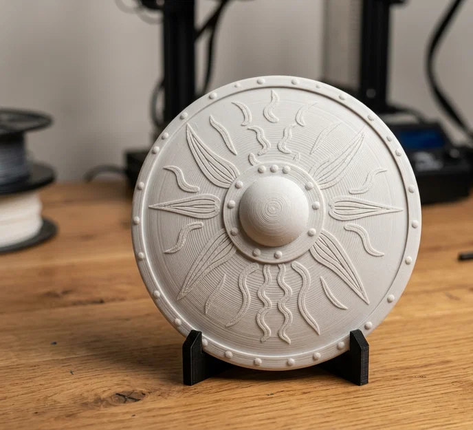 Mô hình khiên La Mã cổ đại (Roman Shield) cho in 3D - Image 1
