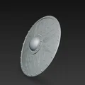 Mô hình khiên La Mã cổ đại (Roman Shield) cho in 3D - Thumbnail 3