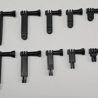 Bộ GoPro Mount Extensions: Thanh nối mở rộng đa dạng kích thước