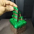 Minecraft Grass Block Twisty Fidget - Mô hình khối cỏ xoay thông minh - Thumbnail 3