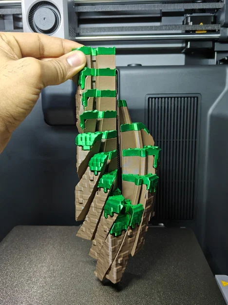 Minecraft Grass Block Twisty Fidget - Mô hình khối cỏ xoay thông minh - Image 4