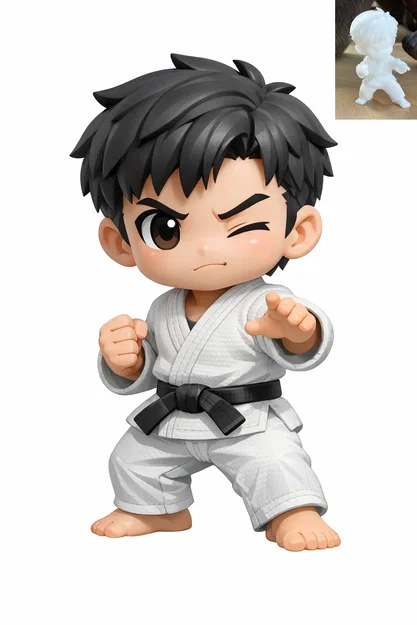 Mô hình Chibi Judo/Karate - Image 1